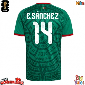 Mexico Erick Sanchez #14 Replica Home Stadium Shirt World Cup 2026 Short Sleeve